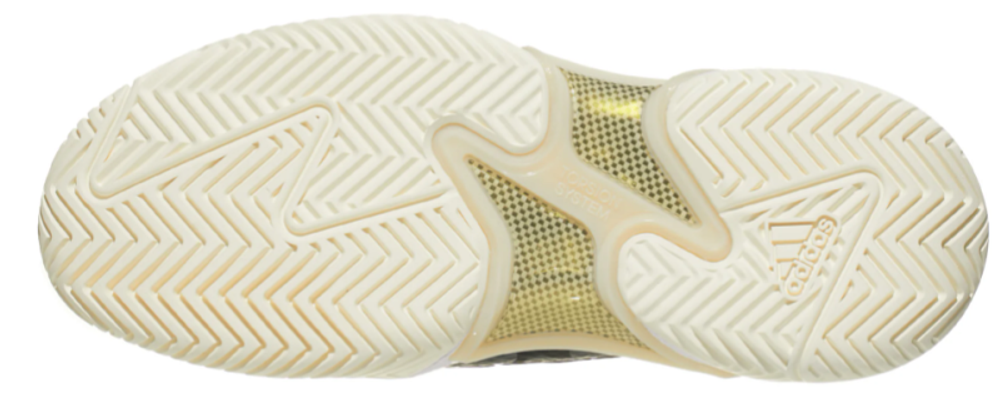 Женские Кроссовки теннисные Adidas Barricade W - core black/gold metallic/carbon