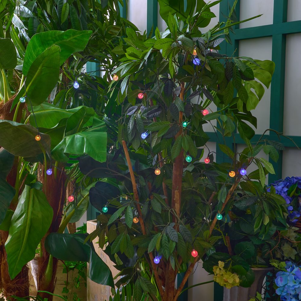 USL-S-231-PT4500 BUBBLE BALLS Садовая гирлянда на солнечной батарее Шарики-пузырьки. 30 светодиодов. Разноцветный свет. 1xАА Ni-Mh аккумулятор в-к. IP44. TM Uniel