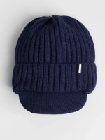 Шапка для мальчика с козырьком на осень