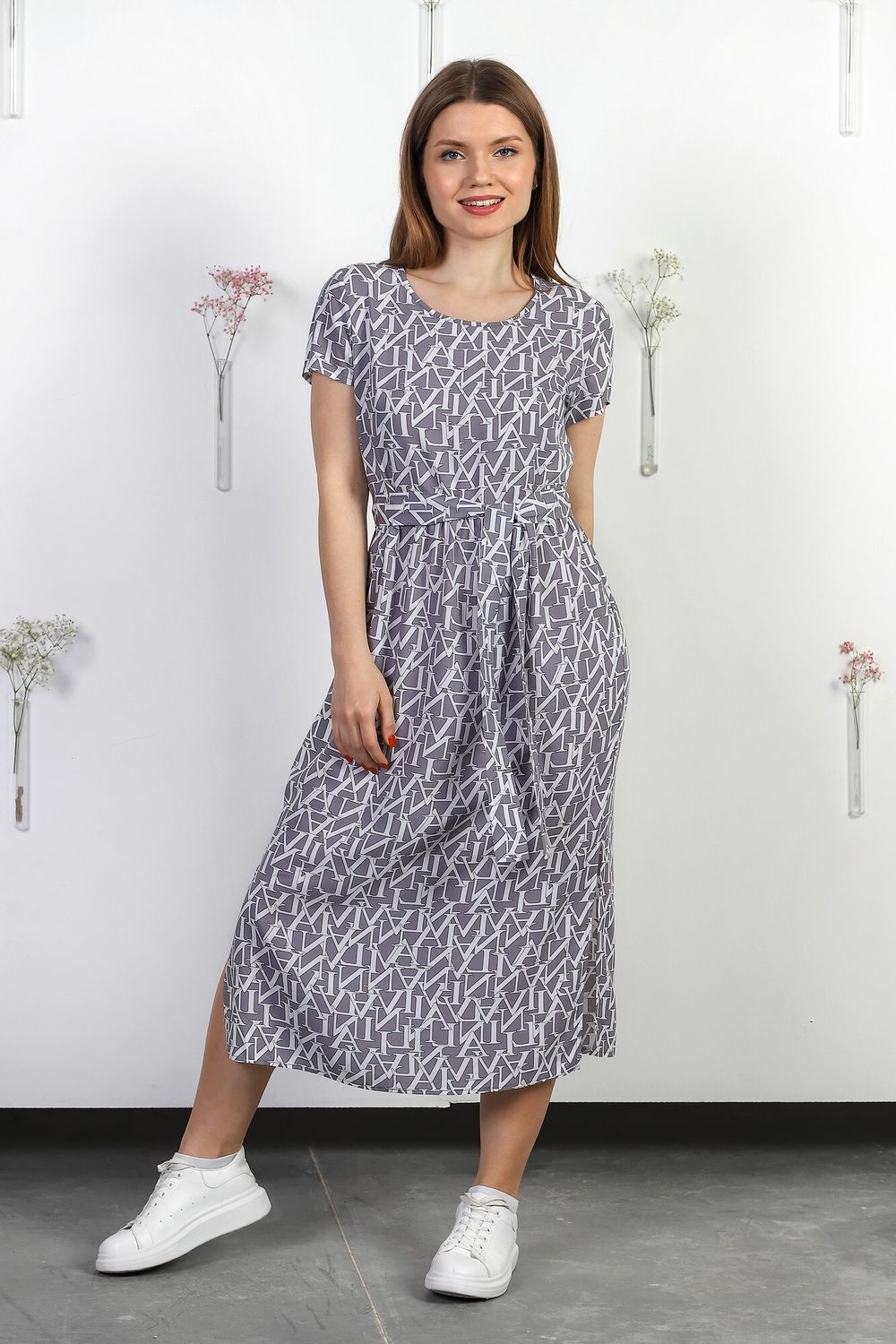 Платье Фортуна-1 Виотекс СЕРЫЙ