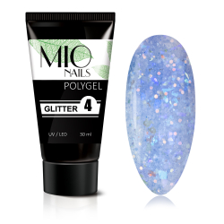 Полигель MIO NAILS Glitter # 04, 30 мл