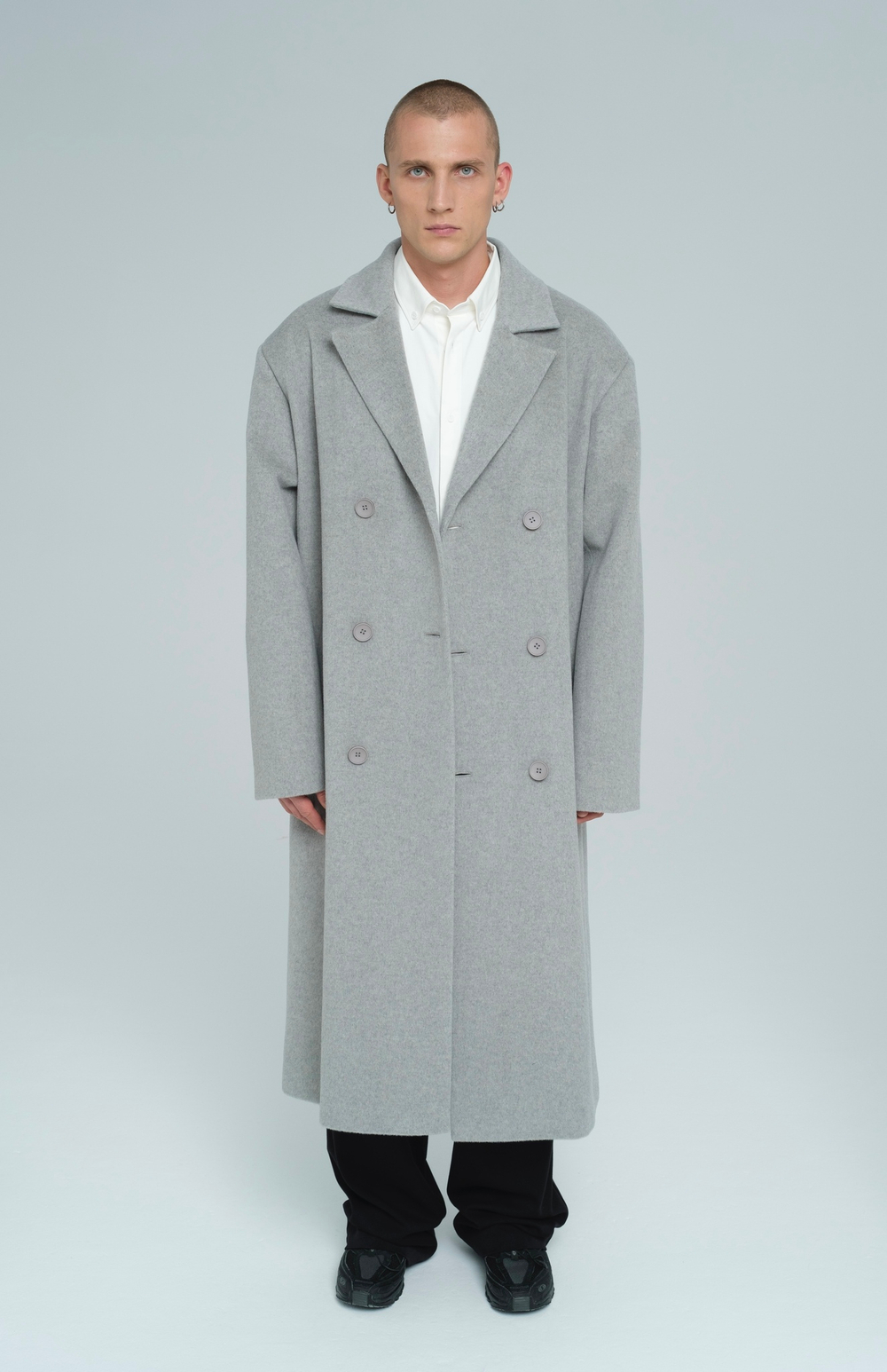 Пальто из шерсти и кашемира | grey