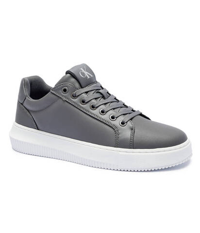 Кожаные кроссовки chunky CALVIN KLEIN JEANS - серый(YM0YM01124)