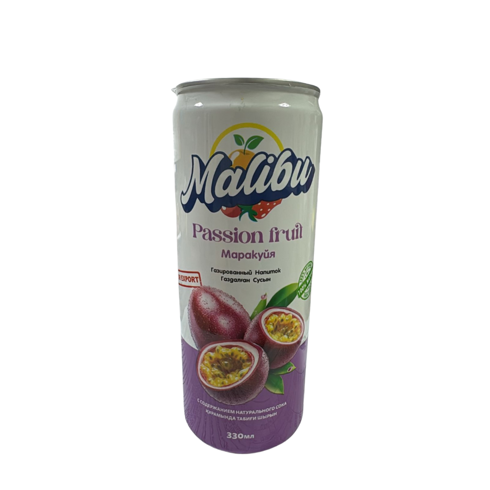 Сок газированый фруктовый Malibu Маракуйя 330 мл