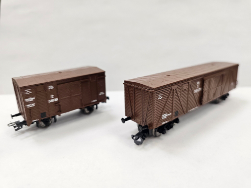 Набор крытых вагонов для перевозки зерна СЖД Эпоха III.