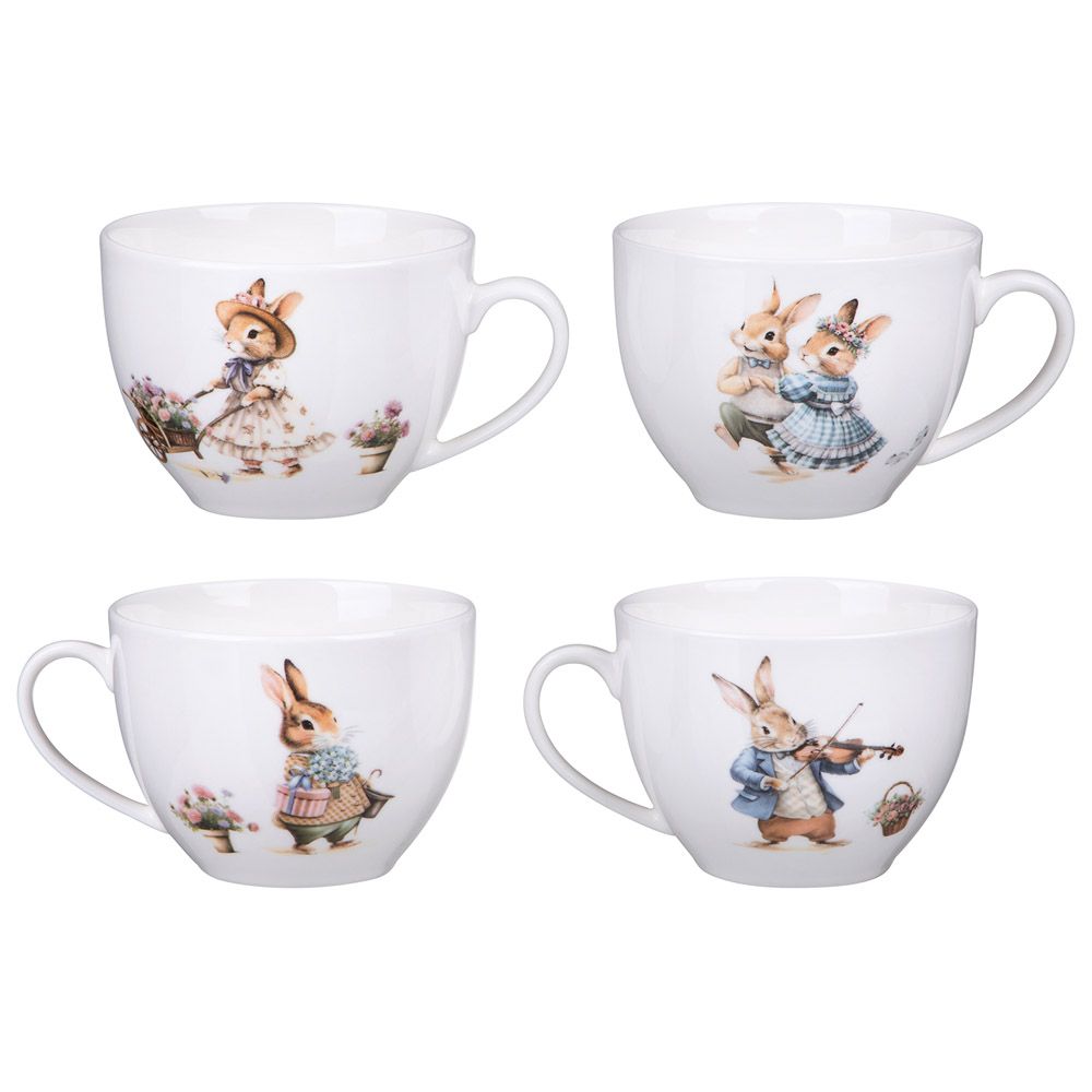 ЧАЙНЫЙ НАБОР LEFARD "RABBITS FAMILY" НА 4 ПЕР. 8 ПР. 250 МЛ