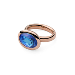 Кольцо Qudo Tivola Royal Blue Delite 19 мм 651007 BL/RG