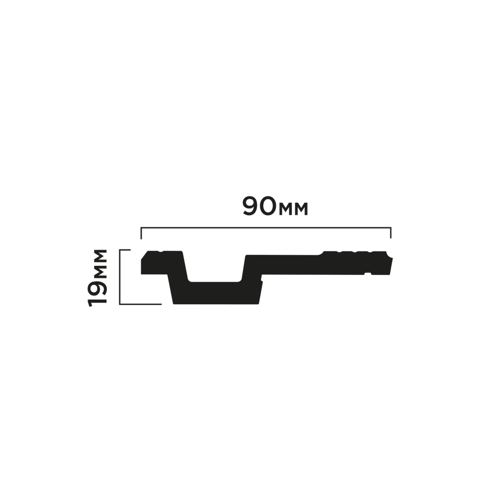 Карниз потолочный A90V1