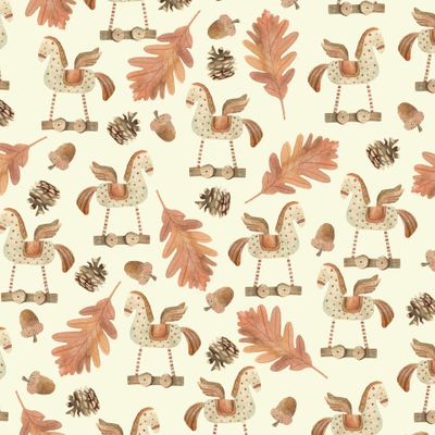 Осенние лошадки