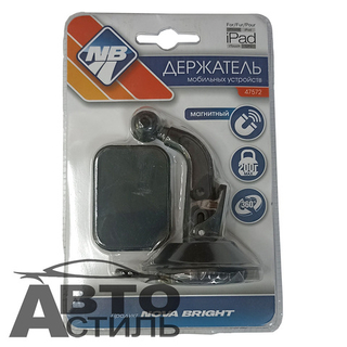 Подставка под телефон\смартфон магнитный  NOVA Bright 47572 на присоске  квадрат соединение