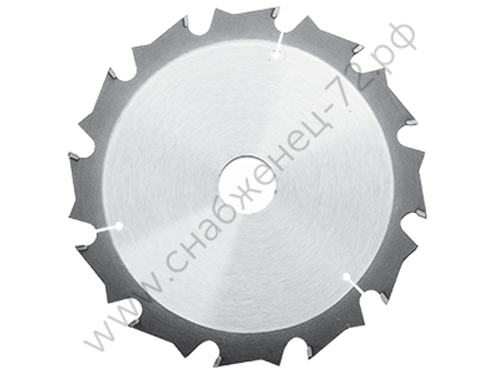 Пильный диск по газобетону и строительной древесине профи Атака 150*12T*16