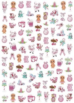 Слайдер-дизайн Crazy Shine Nails: Новогодний розовый