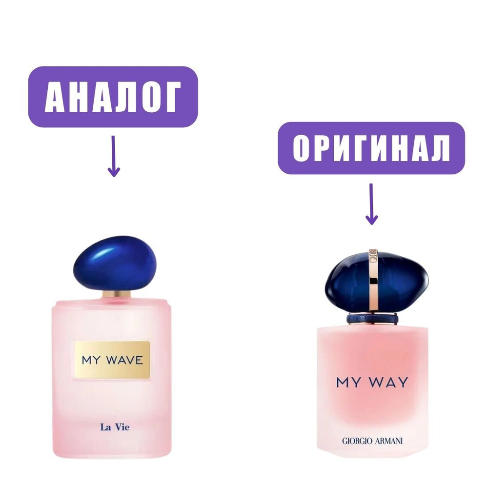 DILIS LA VIE MY WAVE edP 100ml lady (версия ArmaniMyWave) марк