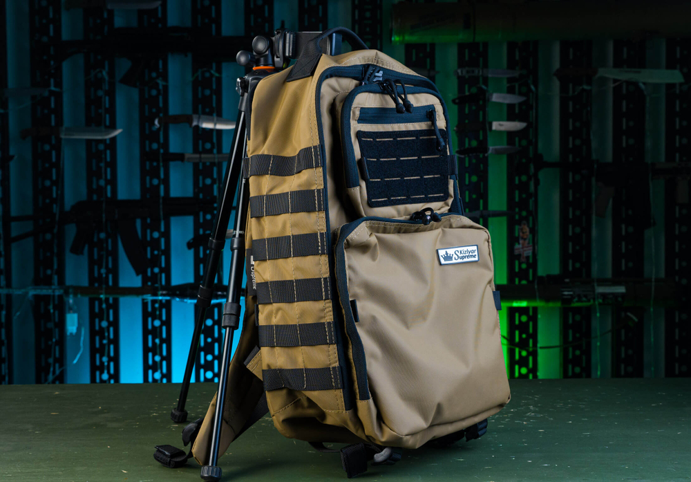 Универсальный Рюкзак Kizlyar Supreme, Цвет Хаки+черная фурнитура