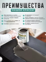 Акриловая краска для мебели и дерева палисандр 1 литр