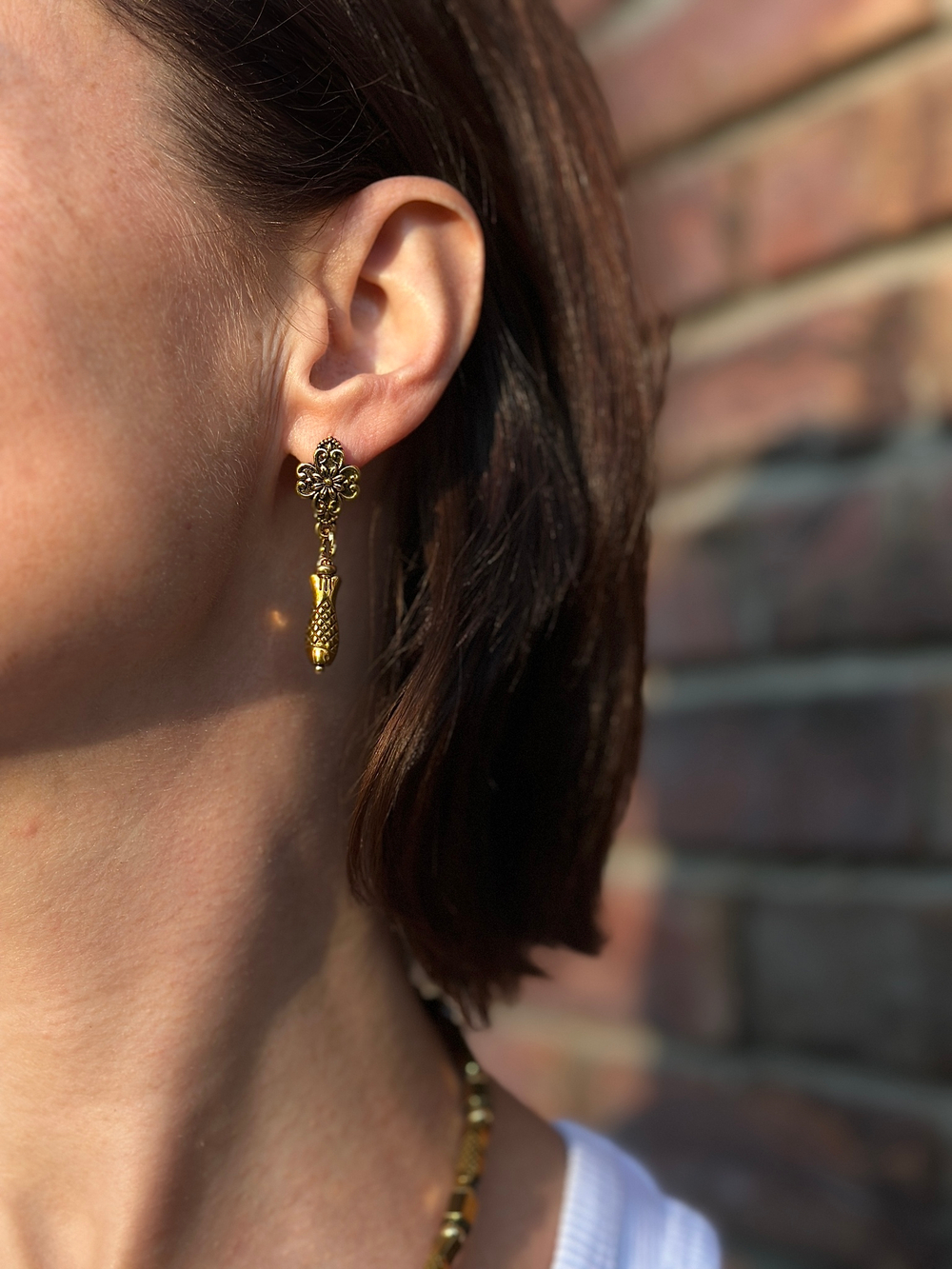 HMG 1306 Fish G Серьги арт.0679