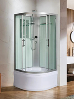 Душевая кабина WeltWasser  WW500 HALLE  802 80х80 см,  прозрачное стекло, поддон низкий, крыша