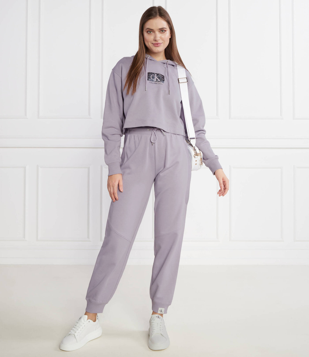 Худи PRINTED BOX CALVIN KLEIN JEANS - фиолетовый(J20J221332)