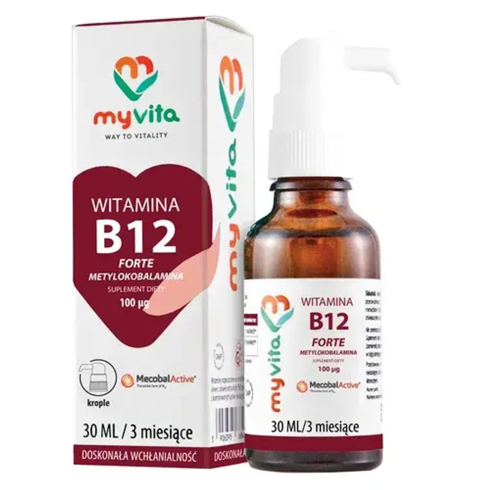 MyVita Vitamin B12 Forte 100 mcg - капли, 30 мл