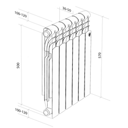Радиатор Royal Thermo Revolution 500 2.0