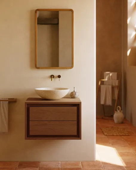 Зеркало Shamel из массива тика 70x45 см