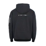 Худи Heartz zip Part-Two:Dark Two-Tone Distressed черное