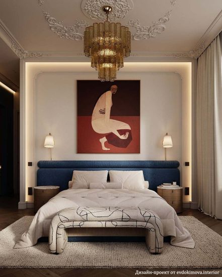 Кровать Эмбер с широким изголовьем