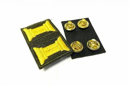 Петличные эмблемы на пимсах для офицерского состава МО РФ