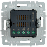 BRITE Кнопка звонка с индикацией для отелей 10А ВС10-1-9-БрС сталь IEK