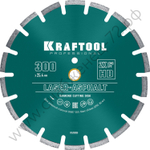 KRAFTOOL LASER-ASPHALT 300 мм (25.4/20 мм, 10х3.2 мм), алмазный диск (36687-300)