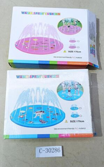 Фонтан-батут 170 см, 2 цвета микс, с-30286