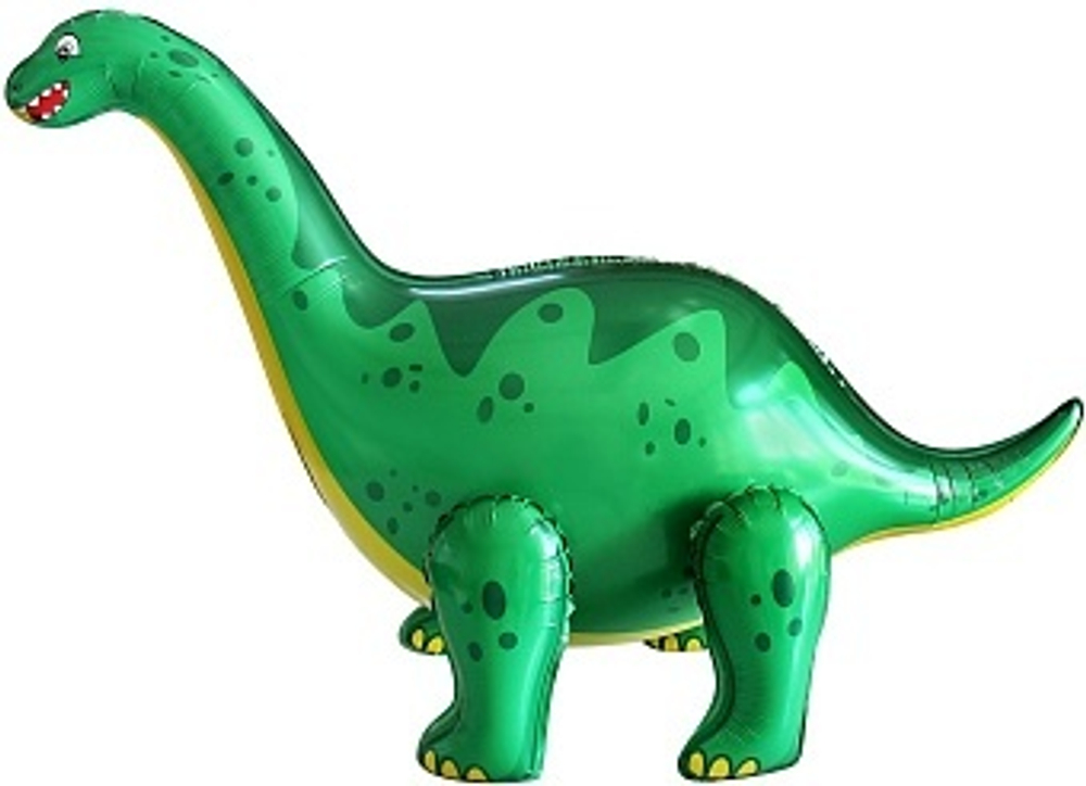 Шар 3D (35''/89 см) Фигура Динозавр Диплодок