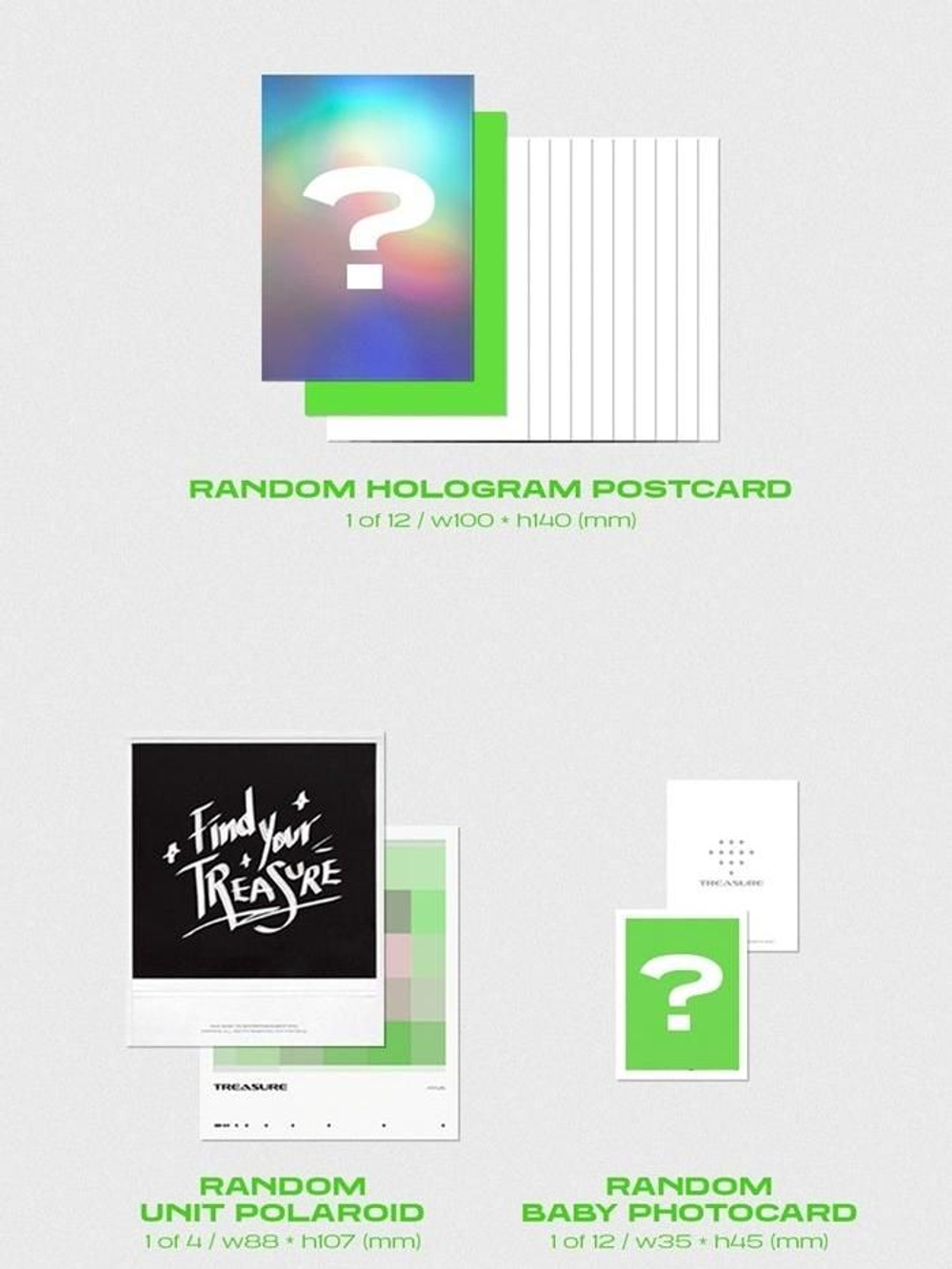 Альбом Treasure - The First Step : Treasure Effect 1st Album 3 Version SET