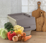 Ящик для хранения овощей и фруктов 12л с дополнительной вентиляцией М2396
