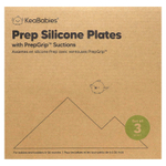 KeaBabies, силиконовые чашки для препарирования, с насадкой PrepGrip™, для детей 6–36 месяцев, терракотовый, 3 шт.