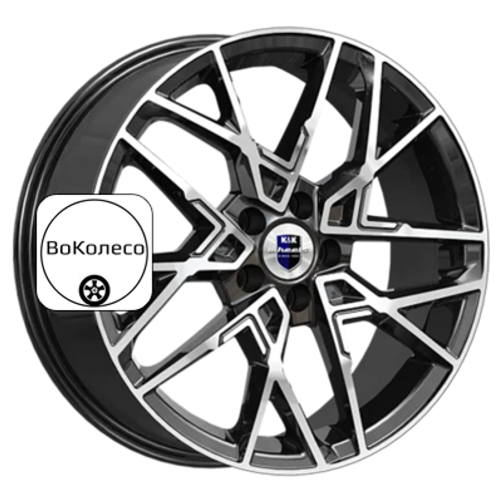 7x18/5x115 ET43 D70,2 Вудроф (КС1044) Алмаз черный K&K