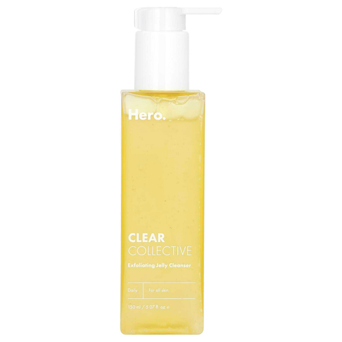 Hero Cosmetics, Clear Collective, отшелушивающее очищающее желе, 150 мл (5,07 жидк. унции)