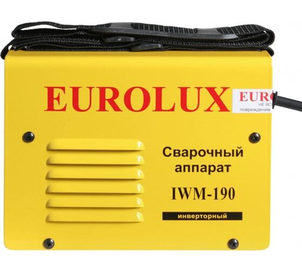 АППАРАТ СВАРОЧНЫЙ EUROLUX  IWM-190 ПВ-70% 190А 65/27