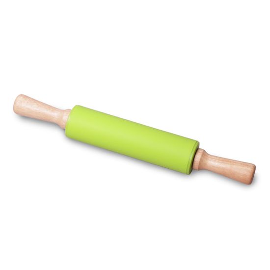 Скалка силиконовая 38 см. с вращающимся валиком Kamille KM-7710