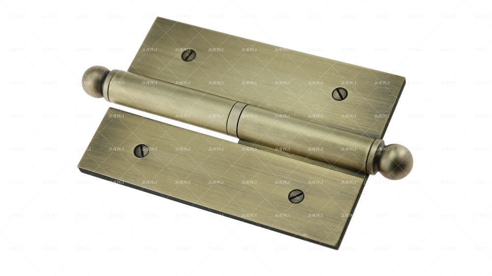 Петля 130 на 35 мм сталь латунь дверная оконная