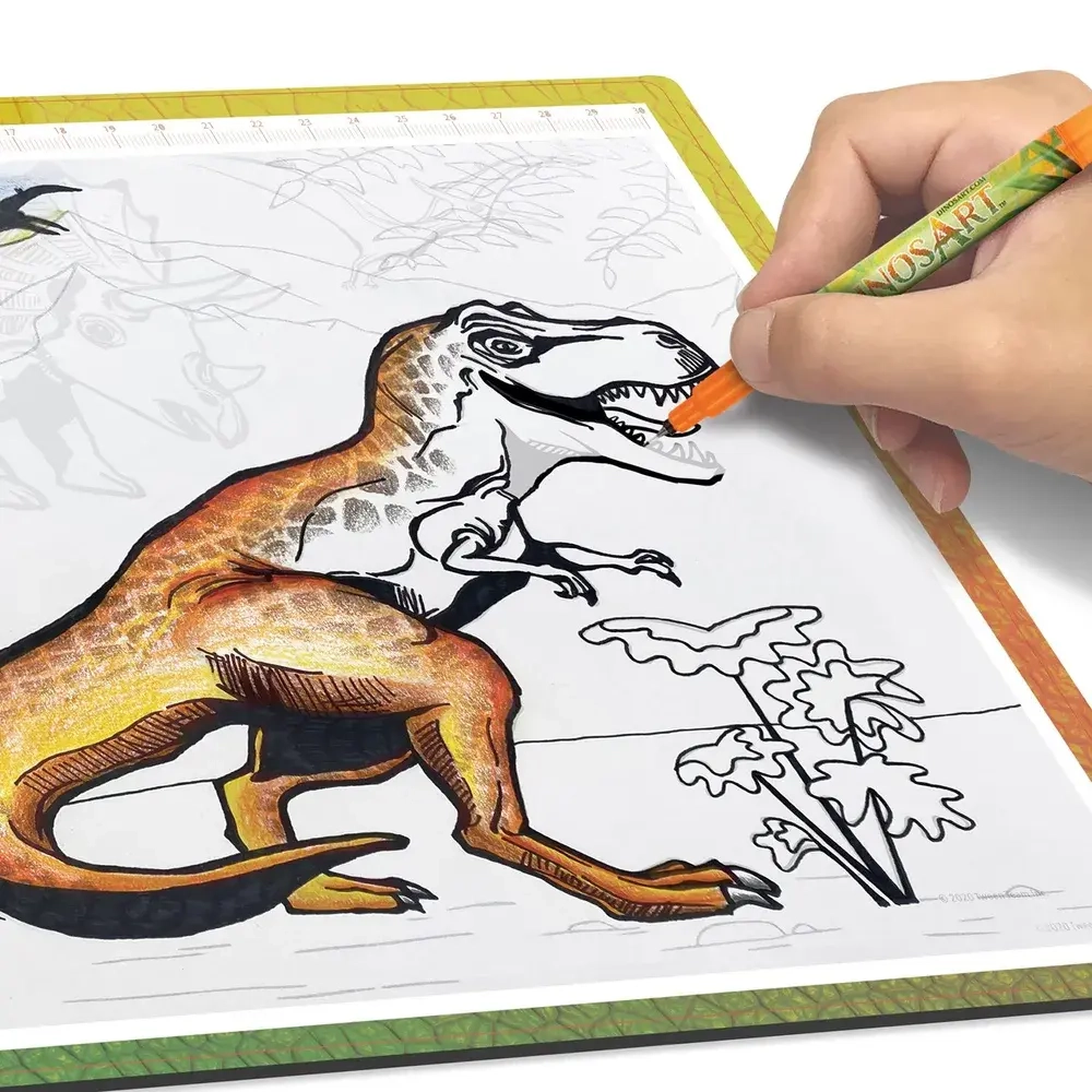 Детский световой планшет для рисования DinosArt