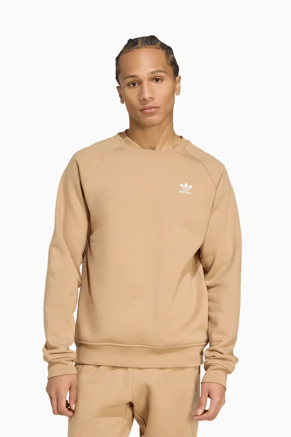 Кофта adidas Trefoil Essentials Crew - бежевый