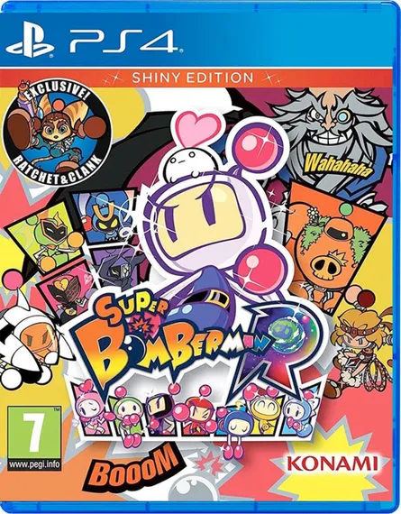 PS4 Super Bomberman R Shiny Edition (Новый, Русские субтитры, CUSA-10662)