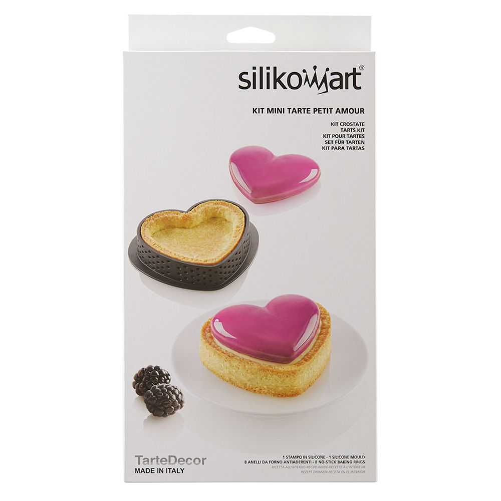 Silikomart Набор для приготовления пирожных Mini Tarte Petit Amour силиконовая