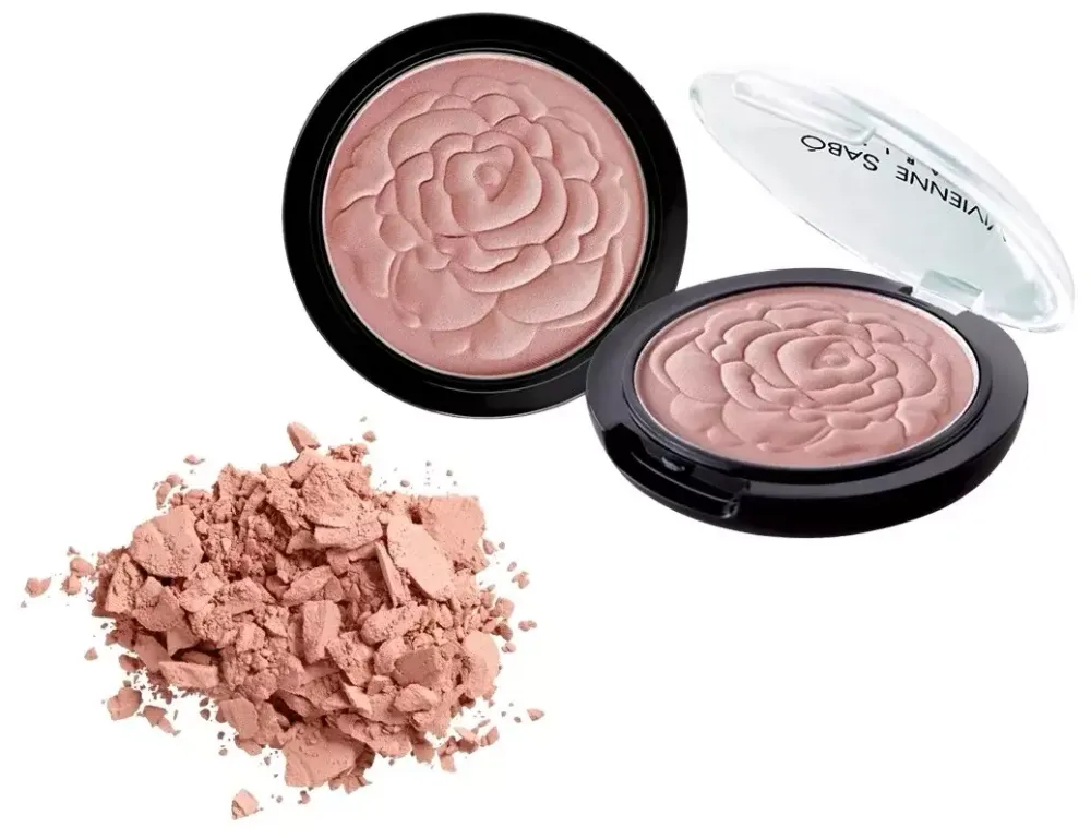 Румяна Vivienne Sabo рельефные Rose de velours - 21 Персиковый светлый теплый