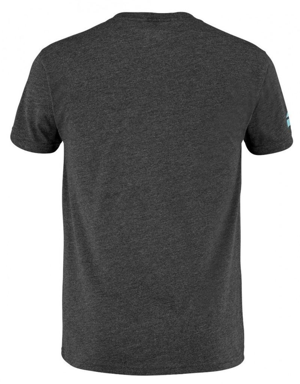 Футболка мужская теннисная Babolat Padel Cotton Tee Men - black heather