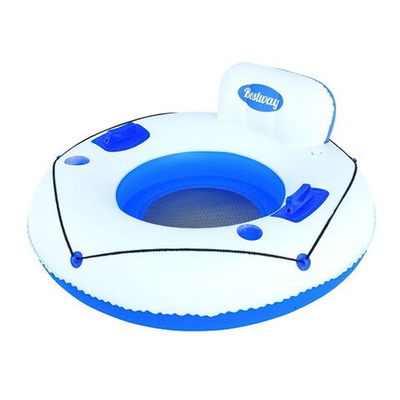 Круг надувной 119 см, Bestway, с ручками и подстаканниками, 43108