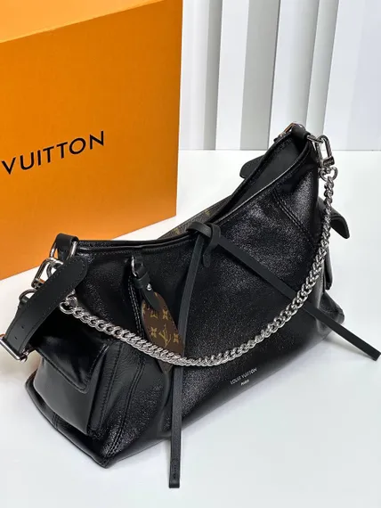 Сумка женская Louis Vuitton Carry All Cargo Vibe , чёрная