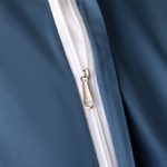 Комплект постельного белья Однотонный Сатин Премиум широкий кант на резинке OCPKR024