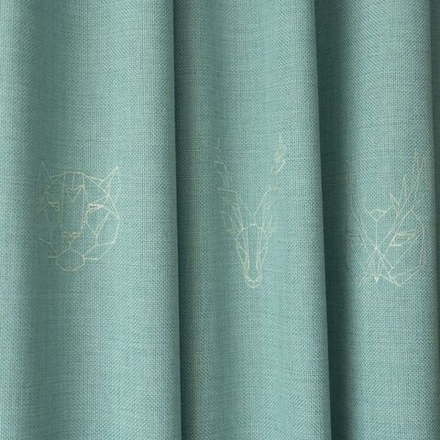 Шторы ЛУККА (арт. BL01-292-05) - (145х270)х2 см. - голубые